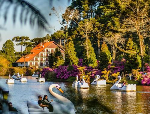 Charmosa Casa 3 Quartos Lago Negro Gramado Eksteriør bilde